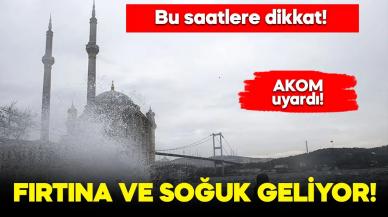 AKOM’dan fırtına ve kuvvetli yağış uyarısı!