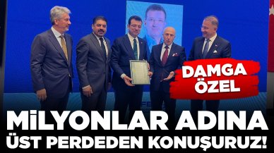 Milyonlar adına üst perdeden konuşuruz!