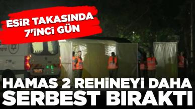 'İnsani ara' 7. gününde: Hamas 2 rehineyi daha serbest bıraktı