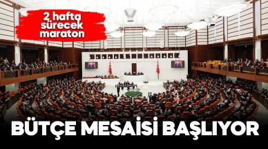 TBMM'de bütçe mesaisi başlıyor