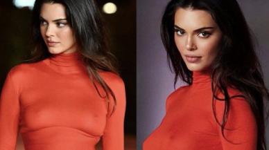 Kendall Jenner'dan kırmızı büyü