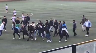 Avcılar'daki futbol maçı kavgasını polis güçlükle ayırdı