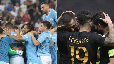 Şampiyonlar Ligi gruplarına Manchester City ve Real Madrid damgası!