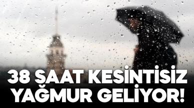 38 saat kesintisiz yağmur geliyor! İşte başlayacağı tarih…