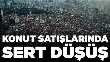 Konut satışlarında sert düşüş