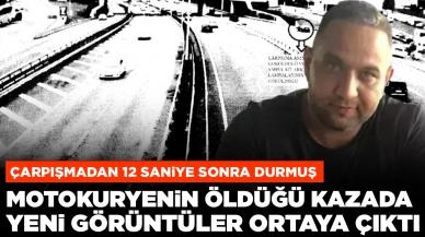 Motokuryenin öldüğü kazada yeni görüntüler ortaya çıktı