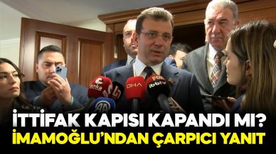 İmamoğlu'ndan "İttifak kapısı kapandı mı?" sorusuna yanıt