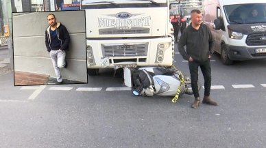 Yine motokurye kazası: Kamyonun çarptığı motokurye öldü