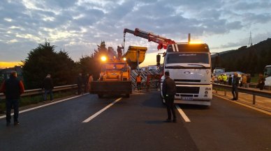 TEM'de kaza! Ankara yolu ulaşıma kapandı