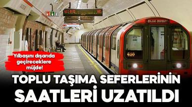 Yılbaşı gecesi toplu taşıma seferlerinin saatleri uzatılacak