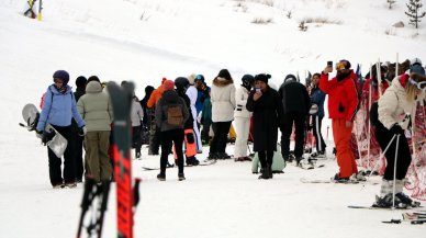 Kartalkaya'da pistler doldu