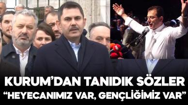 İBB adayı Murat Kurum’dan tanıdık sözler: Heyecanımız var, gençliğimiz var!