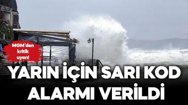 Meteoroloji'den kritik uyarı! Yarın için sarı kod alarmı verildi 10 Ocak 2024 Çarşamba