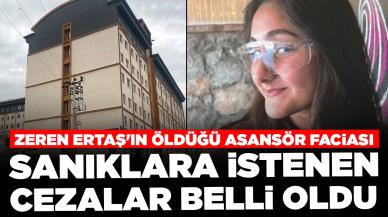 Üniversiteli Zeren’in öldüğü asansör faciası: Sanıklara istenen cezalar belli oldu