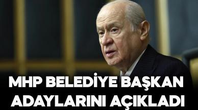 MHP belediye başkan adaylarını açıkladı