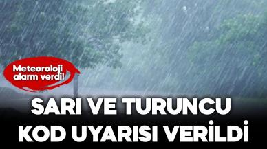 Meteoroloji'den bugün için kritik uyarı! 25 ile sarı ve turuncu kod uyarısı verildi