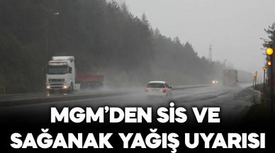 MGM'den trafiğe çıkacaklara uyarı! Sis ve sağanak yağış görülecek 2 Şubat 2024