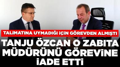 Talimatına uymadığı için görevden almıştı: Tanju Özcan o zabıta müdürünü görevine iade etti