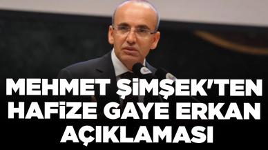 Mehmet Şimşek'ten Hafize Gaye Erkan açıklaması: 'Karar tamamen şahsidir'