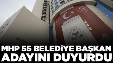 MHP 55 belediye başkan adayını daha duyurdu