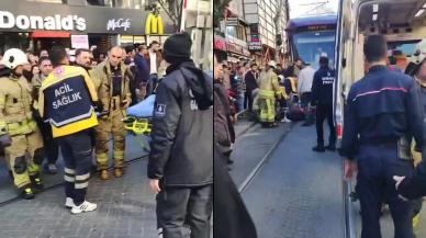 İstanbul'da tramvay yayaya çarptı