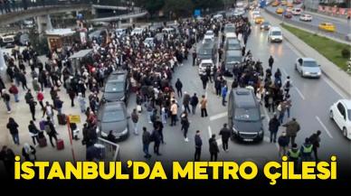 Sabah saatlerinde metro arızası vatandaşları çileden çıkardı!