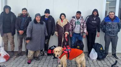 Görme kaybı olan göçmen, rehber köpeği ile kaçarken yakalandı