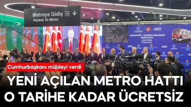 Arnavutköy - İstanbul Havalimanı metro hattı o tarihe kadar ücretsiz olacak!