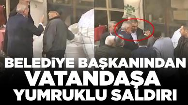 Belediye başkanı kendisine oy vermeyeceğini söyleyen vatandaşı yumrukladı