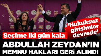 Abdullah Zeydan'ın memnu hakları geri alındı: DEM Parti'den açıklama: 'Hukuksuz girişimler devreye konuluyor'