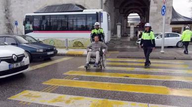 Edirne polisinden anlamlı hareket!