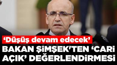 Bakan Şimşek'ten 'cari açık' değerlendirmesi: 'Düşüş devam edecek'