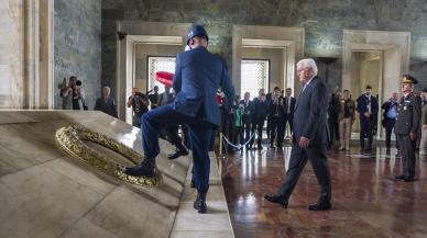 Almanya Cumhurbaşkanı Steinmeier'den Anıtkabir'e ziyaret