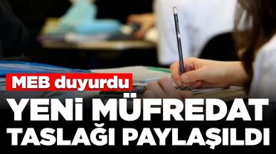 MEB açıkladı: Yeni müfredat taslağı paylaşıldı