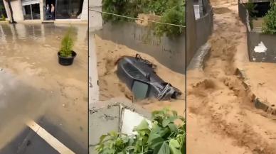 Şırnak’ı sağanak vurdu: Cadde ve sokaklar göle döndü, araçlar akıntıya kapıldı