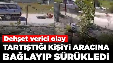 Dehşet verici olay! Tartıştığı kişiyi aracına bağlayıp sürükledi: Serbest kaldı