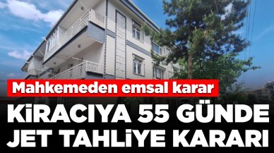 İlk duruşmada sonuçlandı: Kiracıya 55 günde jet tahliye kararı