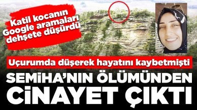 Uçurumda düşerek hayatını kaybeden kadının ölümünden cinayet çıktı: Katil koca tutuklandı