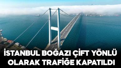 İstanbul Boğazı'nda gemi arızası nedeniyle boğaz trafiğe kapatıldı