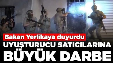 Bakan Yerlikaya duyurdu: 12 uyuşturucu suç çetesi çökertildi, 266 kişi tutuklandı