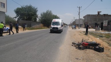 Diyarbakır'da kaza: Ambulans ile motosiklet çarpıştı