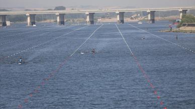 Meriç Nehri'nde Gençler Türkiye Kürek Kupası ilk gün müsabakaları başladı