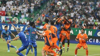 Çaykur Rizespor ile RAMS Başakşehir 1-1 berabere kaldı