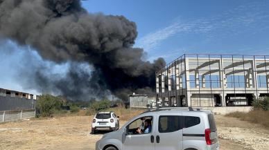 Tekirdağ'da geri dönüşüm tesisindeki yangın kontrol altına alındı