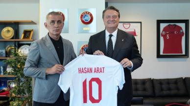 Hasan Arat'tan TFF Başkanı Hacıosmanoğlu'na ziyaret