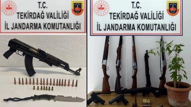 Tekirdağ'da silah kaçakçılarına operasyon: 5 gözaltı