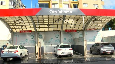 Oto yıkamacılarda fiyat artınca sürücüler çareyi akaryakıt istasyonlarında buluyor