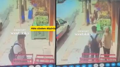 İstanbul Esenyurt'ta hırsızlık olayı: Yere düşen cüzdanı böyle çaldı