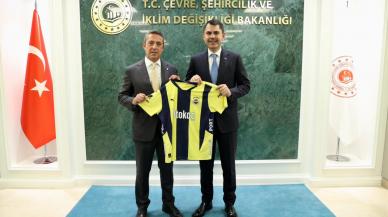 Bakan Kurum, Fenerbahçe Başkanı Ali Koç ve yönetim kurulu üyeleriyle bir araya geldi