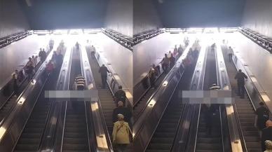 Mecidiyeköy'de tüm metro merdivenlerinin bir anda bozulması vatandaşları zorladı